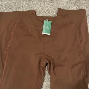 Halara brown yoga pants. Large